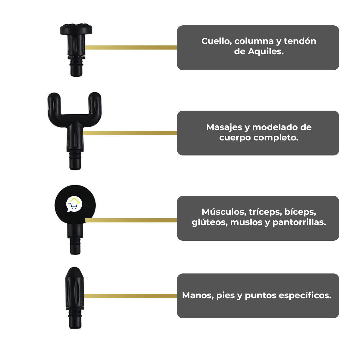 Miniatura 4 de Masajeador Muscular Inalambrico F20